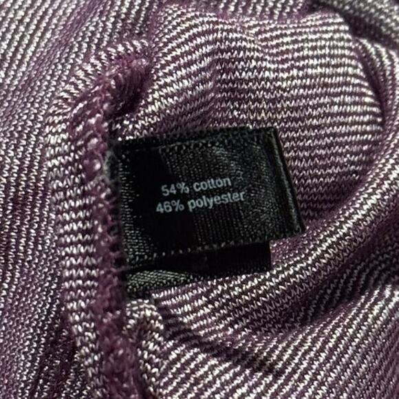 The Limited Top Henley Y2K Coquette Fairy Cottage Feminine Metallic Purple Small - Picture 3 of 5